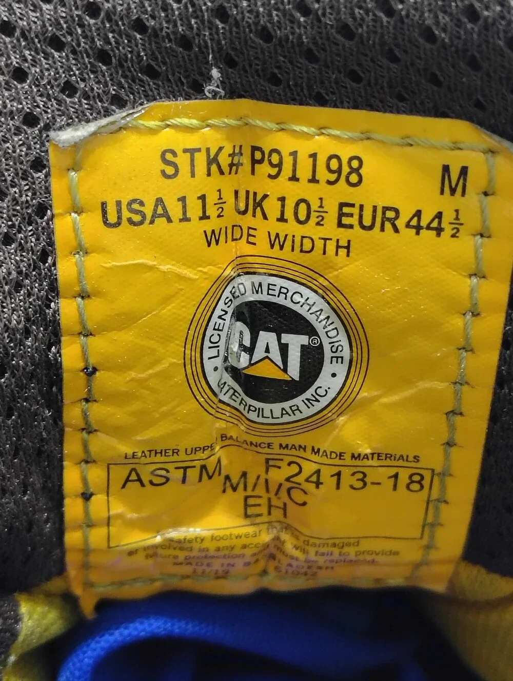 Caterpillar Excavator Superlite, Men # 11.5 US Composite Toe, Waterproof